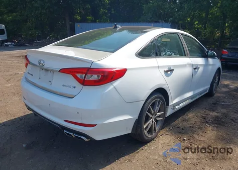 2015 Hyundai Sonata Sport 2.0T from USA, damaged, VIN 5NPE34AB8FH080499